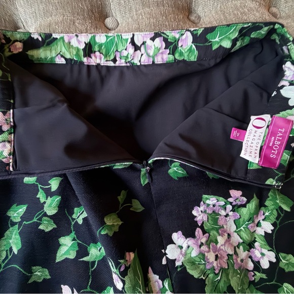 Talbots Petites “The Oprah Magazine Collection” Floral Skirt Size 2P - Picture 5 of 5